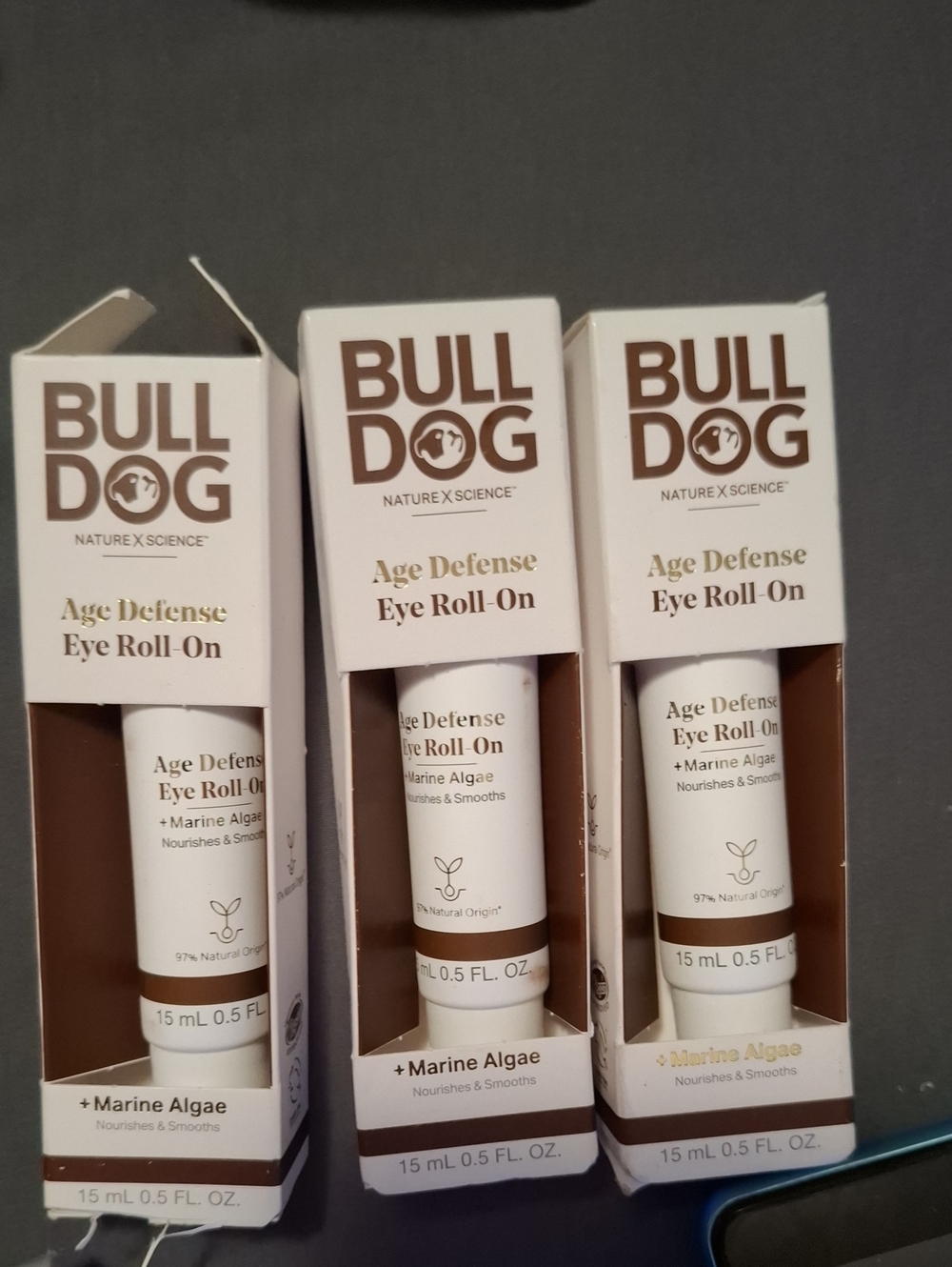 Bulldog Age Defense Eye Roll-On - White & Brown